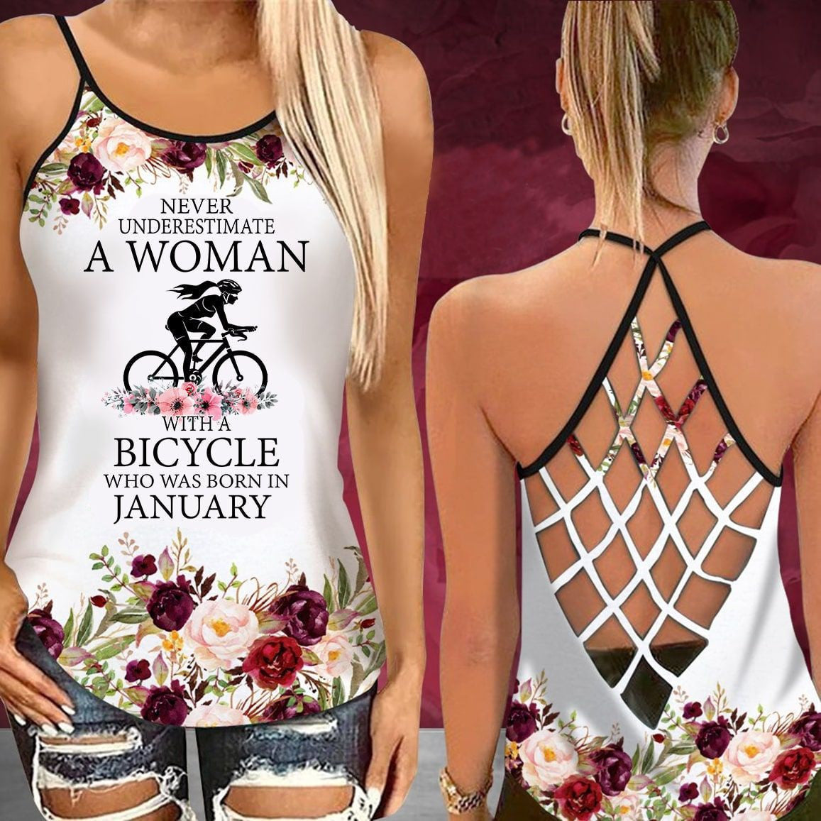 A WOMAN January Criss Cross - CR2686