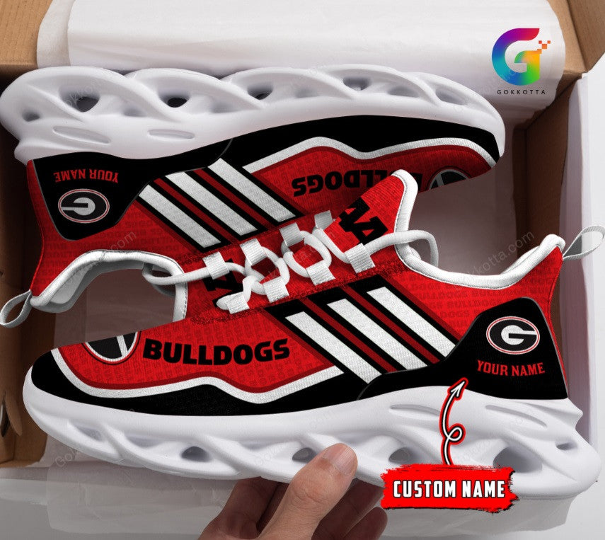Georgia Bulldogs Personalized MAX SOUL SHOES BD788