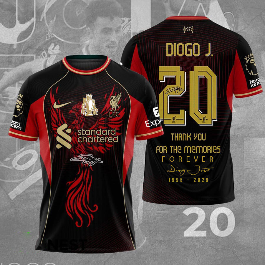 LIVERPOOL Diogo Jota TSHIRT CHAMPIONS LVP3638