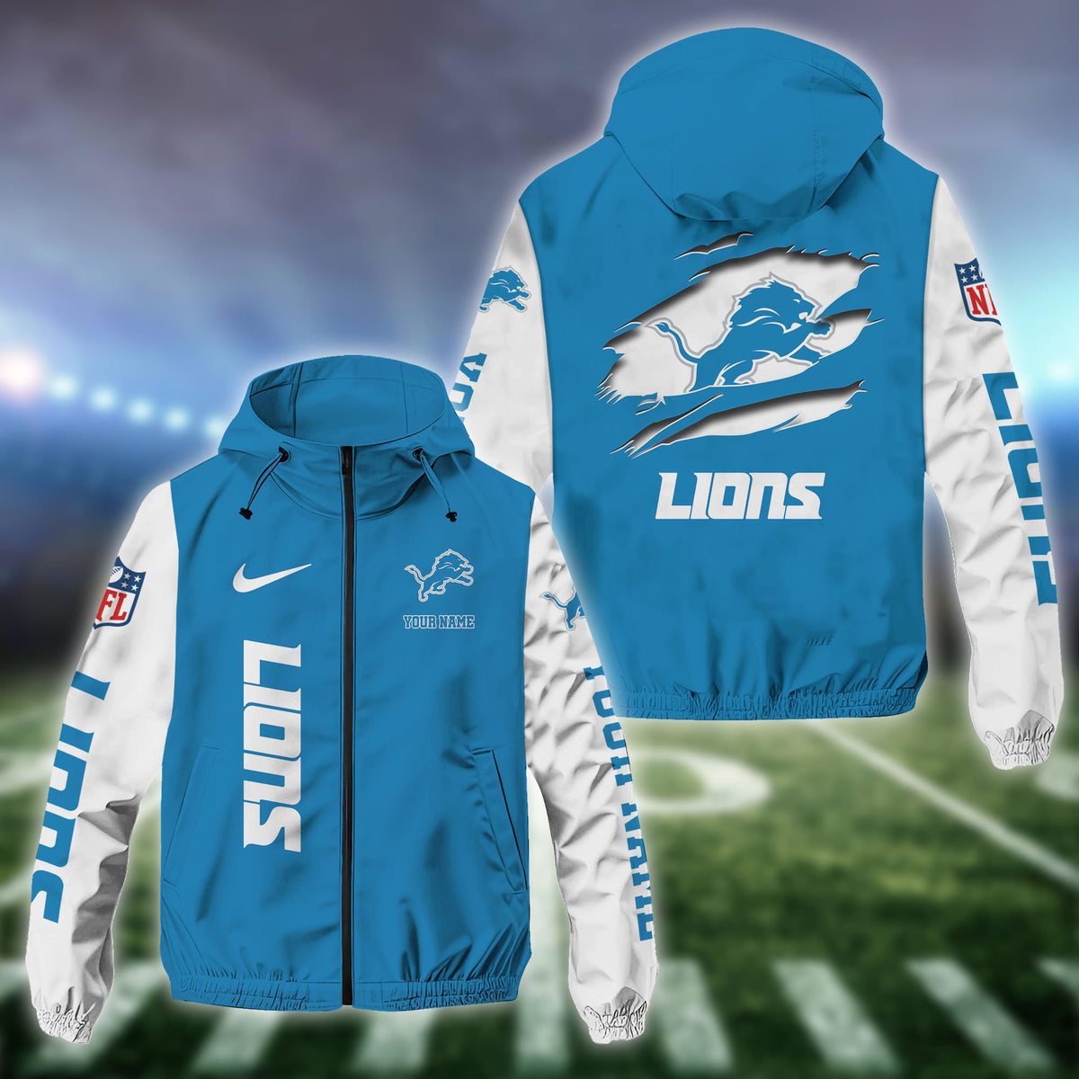 Detroit Lions Outdoor Jacket AZBTOJ000022