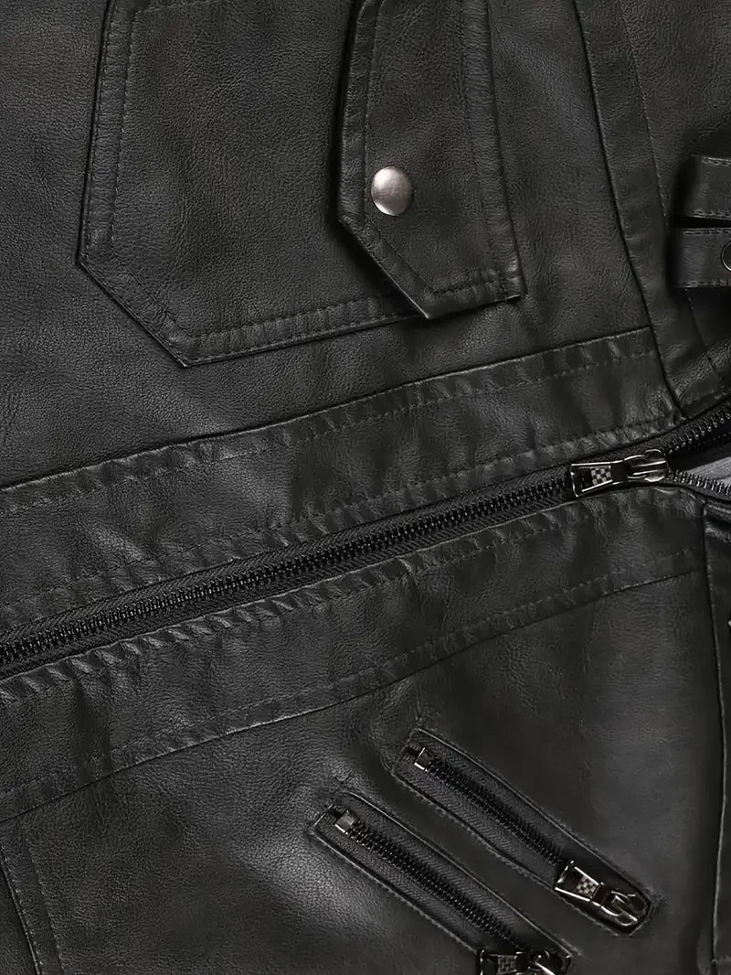Premium & Ultra-Thick Leather Jacket with Fleece Hood - Seattle Seahawks PHVK8413