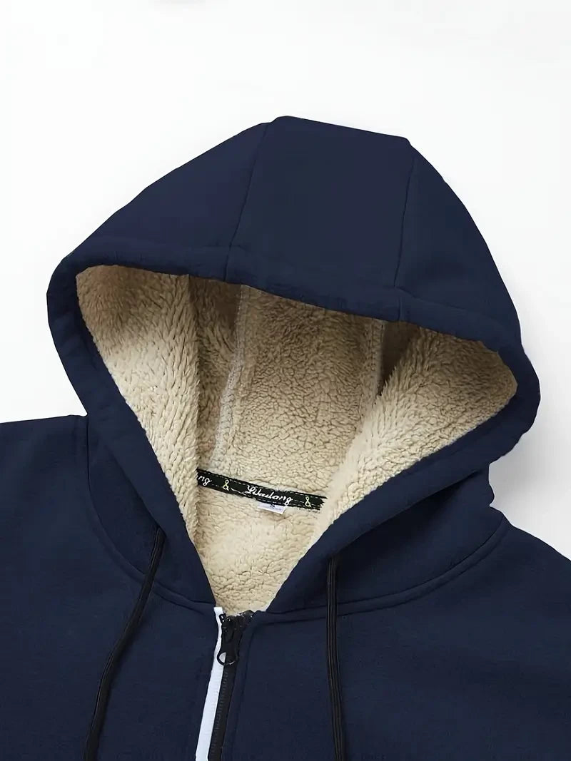 Premium Sherpa-Lined Winter Hoodie – Personalized Edition Minnesota Vikings VITZC090