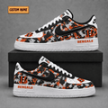 Cincinnati Bengals | Premium NFL Fear The Team AF1 Sneakers - VA38822