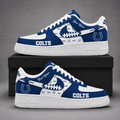 Indianapolis Colts | Premium NFL Fear The Team AF1 Sneakers Personalized - VA37416