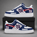 New York Giants | Premium NFL Fear The Team AF1 Sneakers Personalized - VA37432