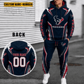 Houston Texans Personalized Combo Hoodie And Sweatpants Gift For Fan VA1093