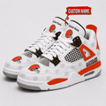 Cleveland Browns Personalized AJ4 Sneaker VA330