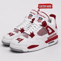 Tampa Bay Buccaneers Personalized AJ4 Sneaker VA353