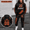 Cincinnati Bengals Personalized Combo Hoodie And Sweatpants Gift For Fan VAN40029