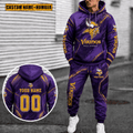 Minnesota Vikings Personalized Combo Hoodie And Sweatpants Gift For Fan VAN40041