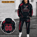 Houston Texans Personalized Combo Hoodie And Sweatpants Gift For Fan VAN5013