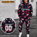 Houston Texans Personalized Combo Hoodie And Sweatpants Gift For Fan VAN4062