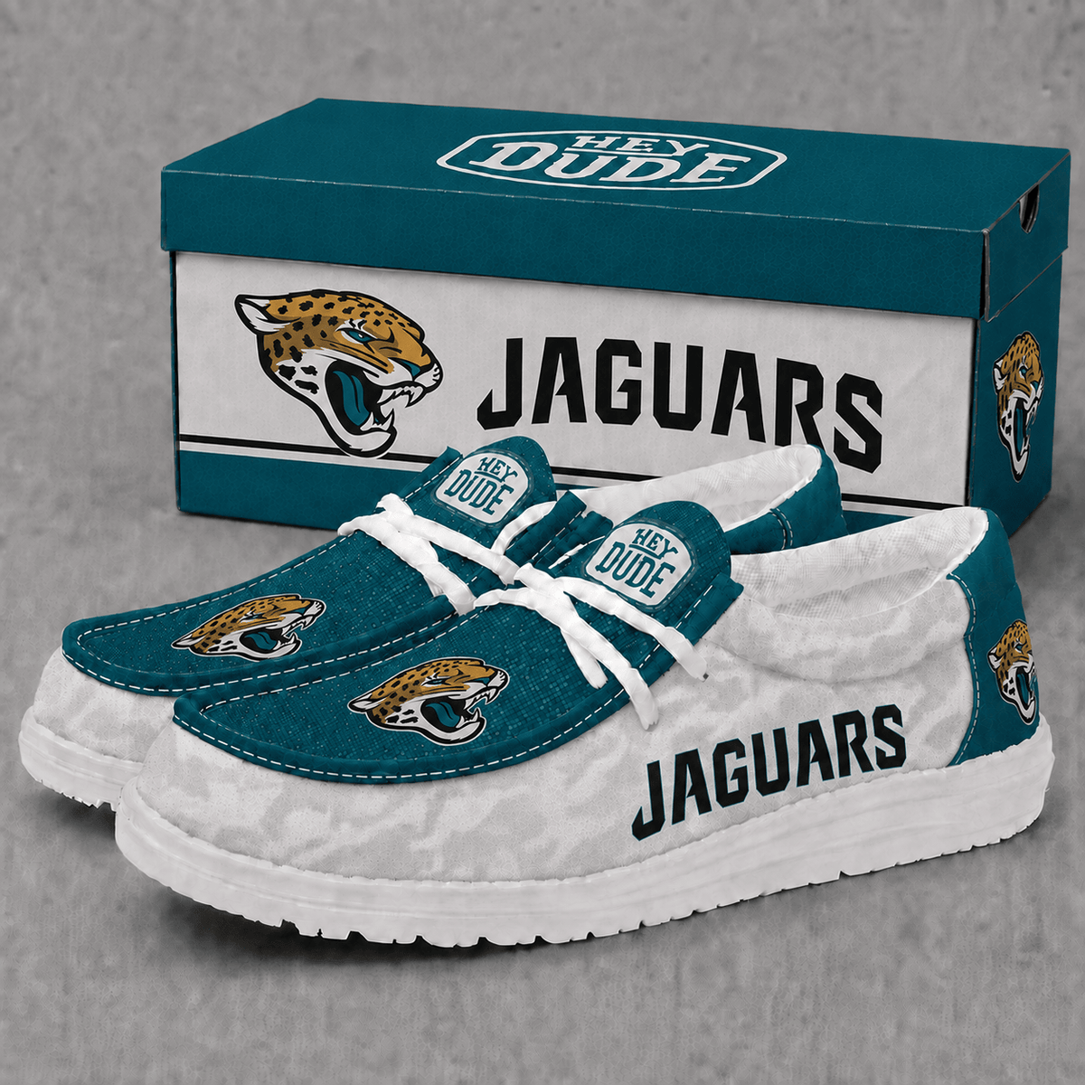 Jacksonville Jaguars | Premium NFL Football Field Fan Loafer Shoes - VA22524