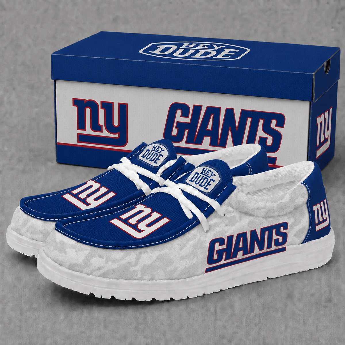 New York Giants | Premium NFL Football Field Fan Loafer Shoes - VA22528