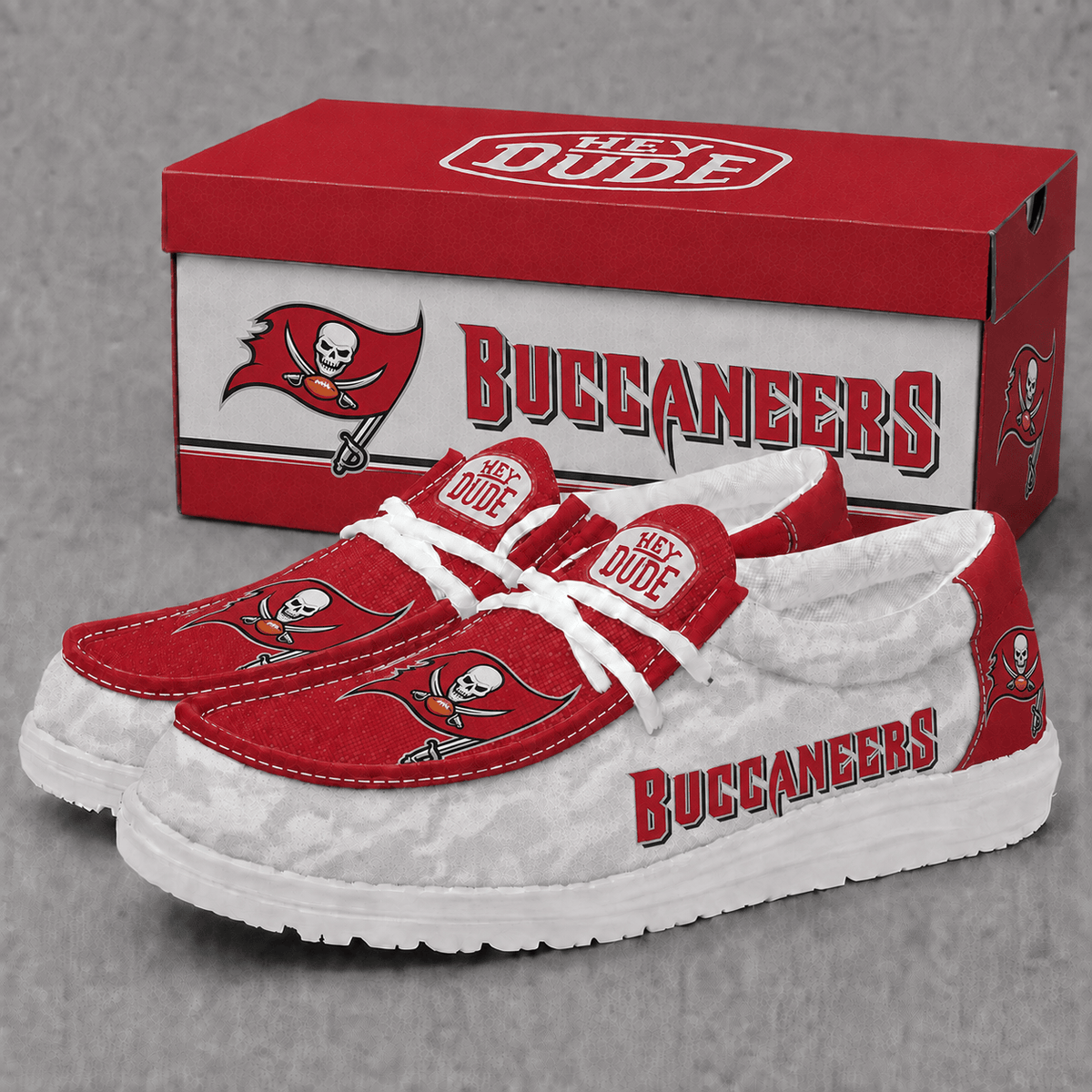Tampa Bay Buccaneers | Premium NFL Football Field Fan Loafer Shoes - VA22537