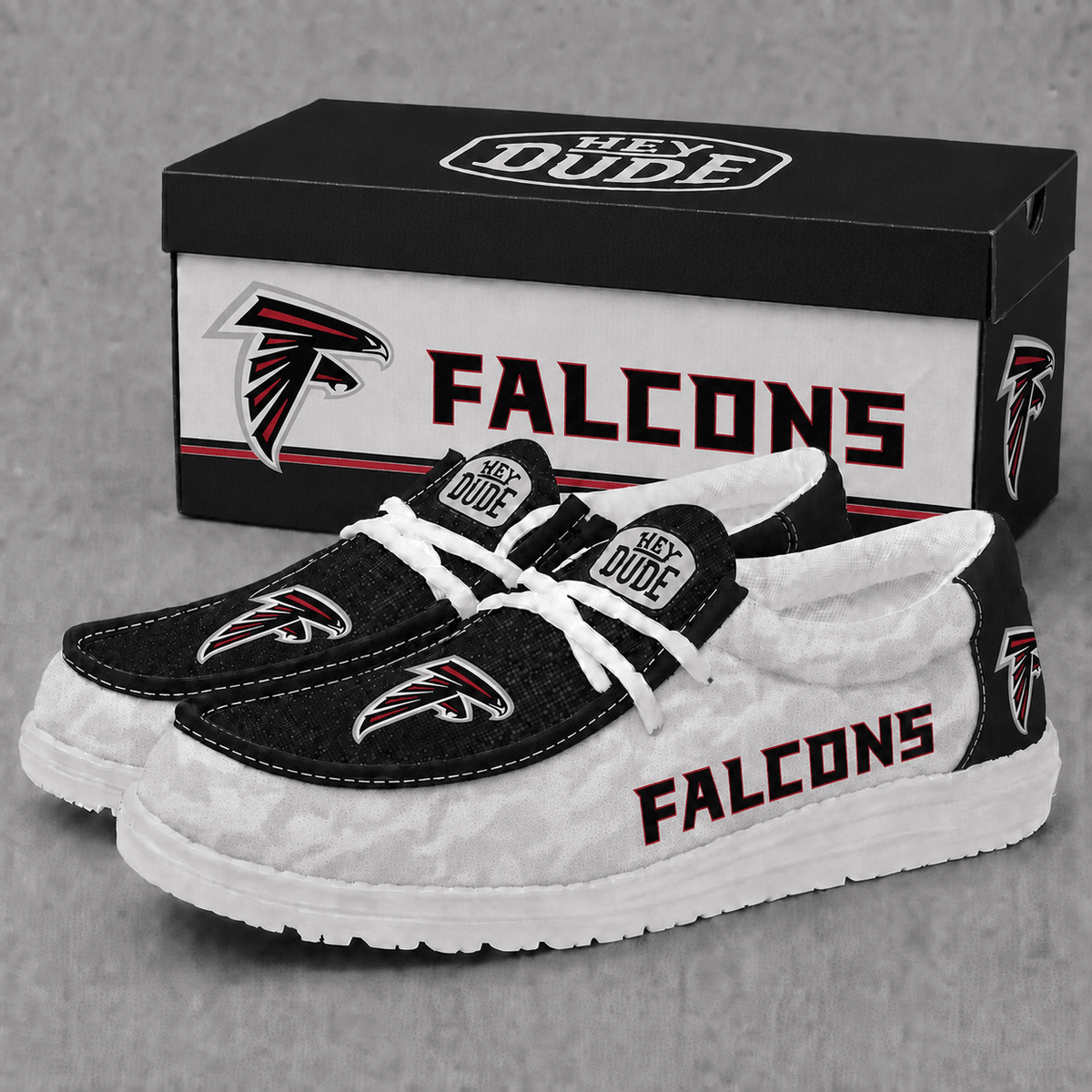 Atlanta Falcons | Premium NFL Football Field Fan Loafer Shoes - VA22538
