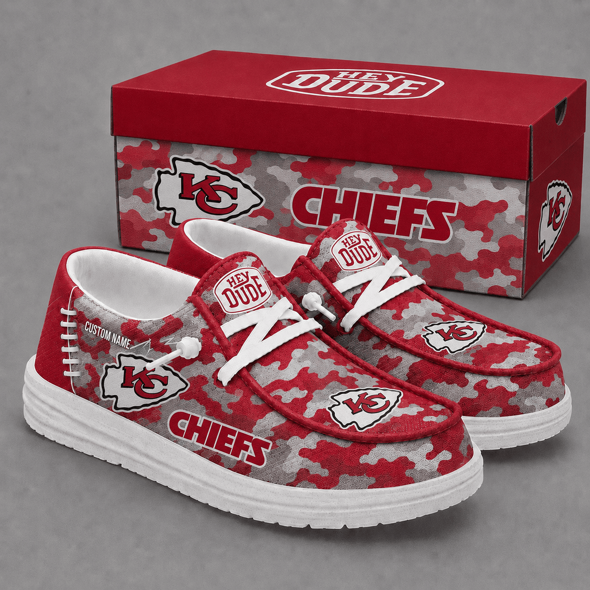 Kansas City Chiefs Personalized | Premium Loafer Shoes - VA23650