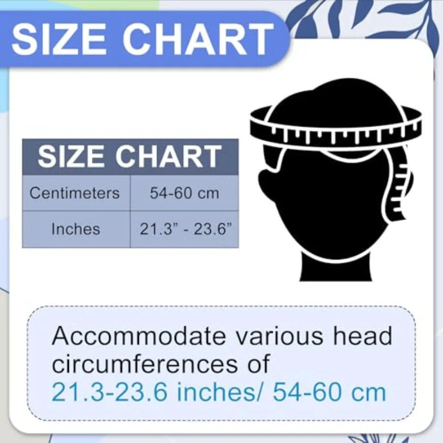 3 Pcs Fishing Umbrella Hat Adjustable Hands Free Foldable Head Umbrella Cap UV Protection Waterproof for Women Men Fishing Summ
