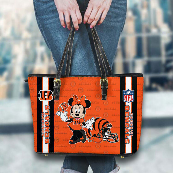 Cincinnati Bengals Women Leather Tote Hand Bag BB17