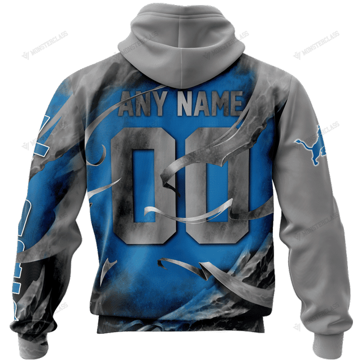 Detroit Lions Limited Edition All Over Print Hoodie Sweatshirt Zip Hoodie T shirt Unisex 869