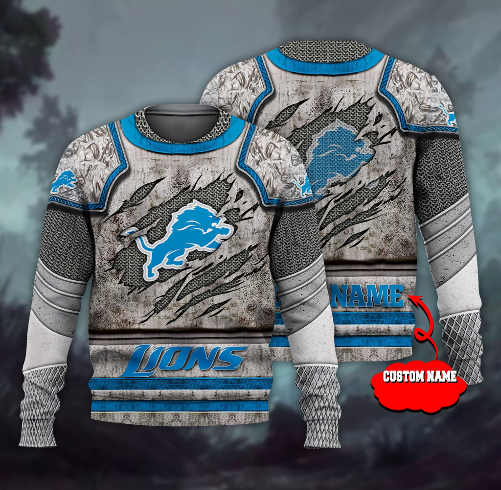 Detroit Lions Personalized All Over Printed 587