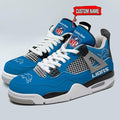 Detroit Lions Personalized AJ4 Sneaker BG343