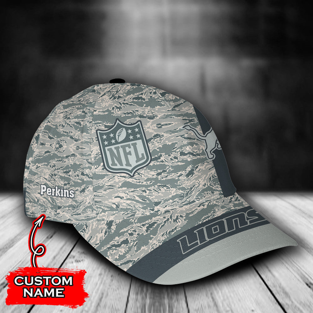 Detroit Lions Personalized Classic Cap BBCAP869