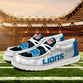 Detroit Lions Personalized Moccasin Slippers – Hey Dude Shoes Style AZCHDUDE227
