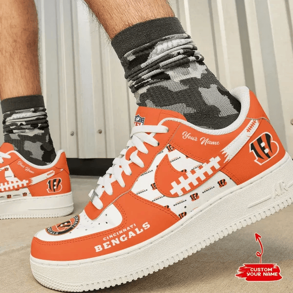 Cincinnati Bengals Personalized AF1 Shoes 1408 BGAF1S568