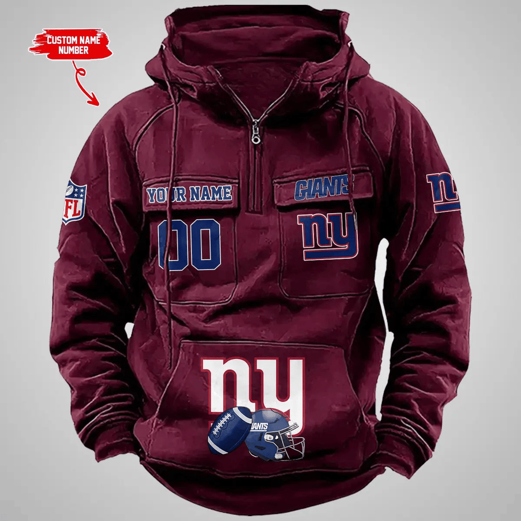 New York Giants Vintage Men Hoodie AZVMHD237