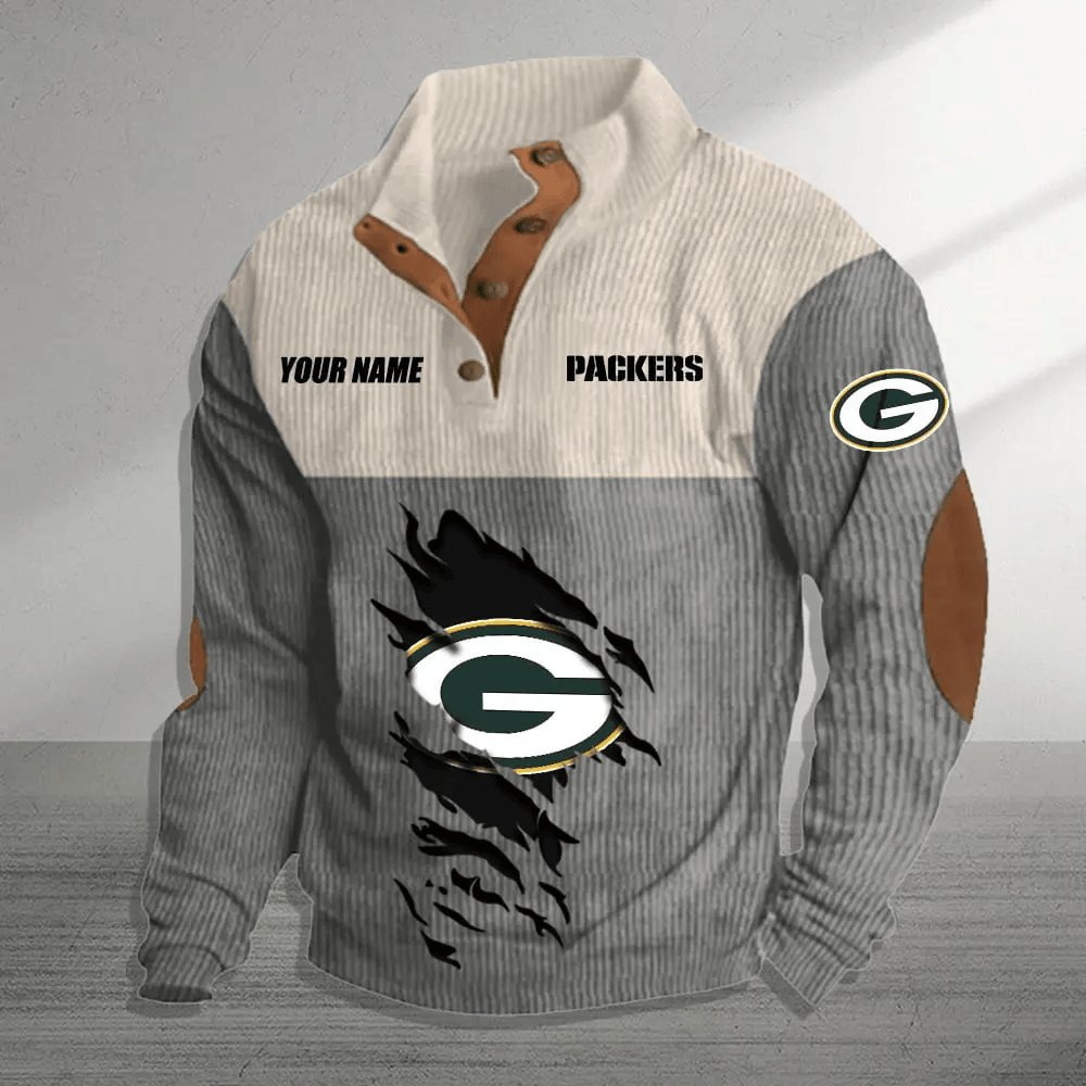 Green Bay Packers Premium Personalized Game-Day Pullover S9DBSCH140