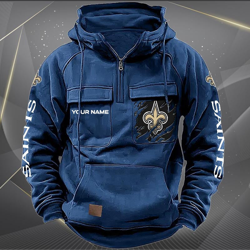 New Orleans Saints Vintage Men Hoodies DV5 AZVMHD054