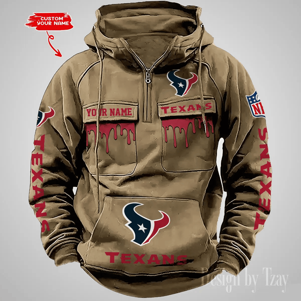 SPTAZVMHD488-Houston Texans Vintage Men Hoodie DV22