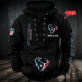SPTS9HLUH109-Houston Texans Men's Hooded Lace-up Hoodie