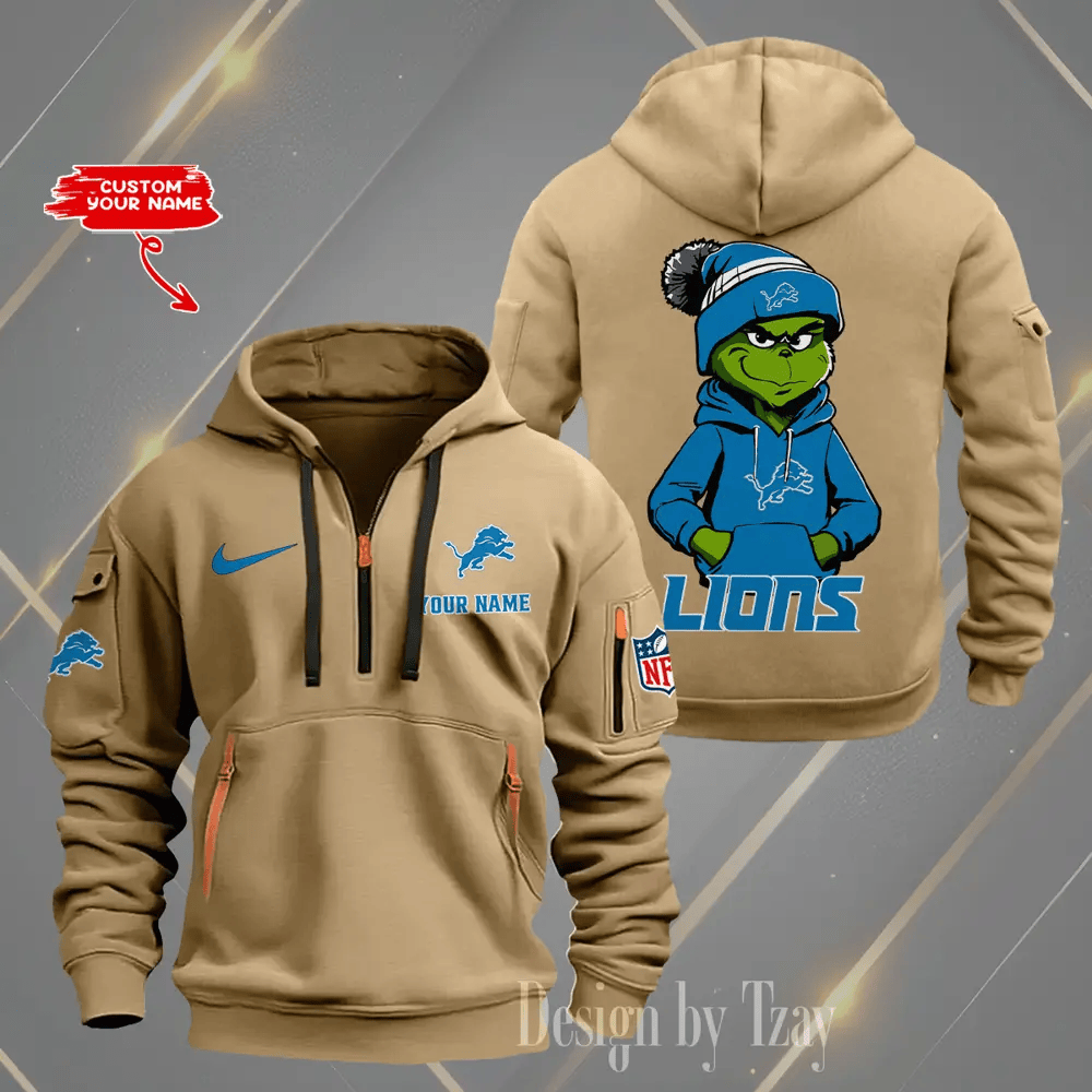 Detroit Lions Heavy Hoodies AZHEAVYHD286