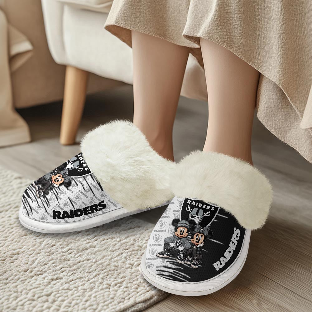 Las Vegas Raiders DMHE3411 Cotton Slippers