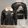 Detroit Lions DMLK0400 Leather Jacket