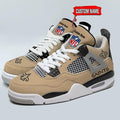 New Orleans Saints Personalized AJ4 Sneaker BG334