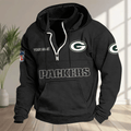 Green Bay Packers Half-zip Hoodie SPTHZHC012