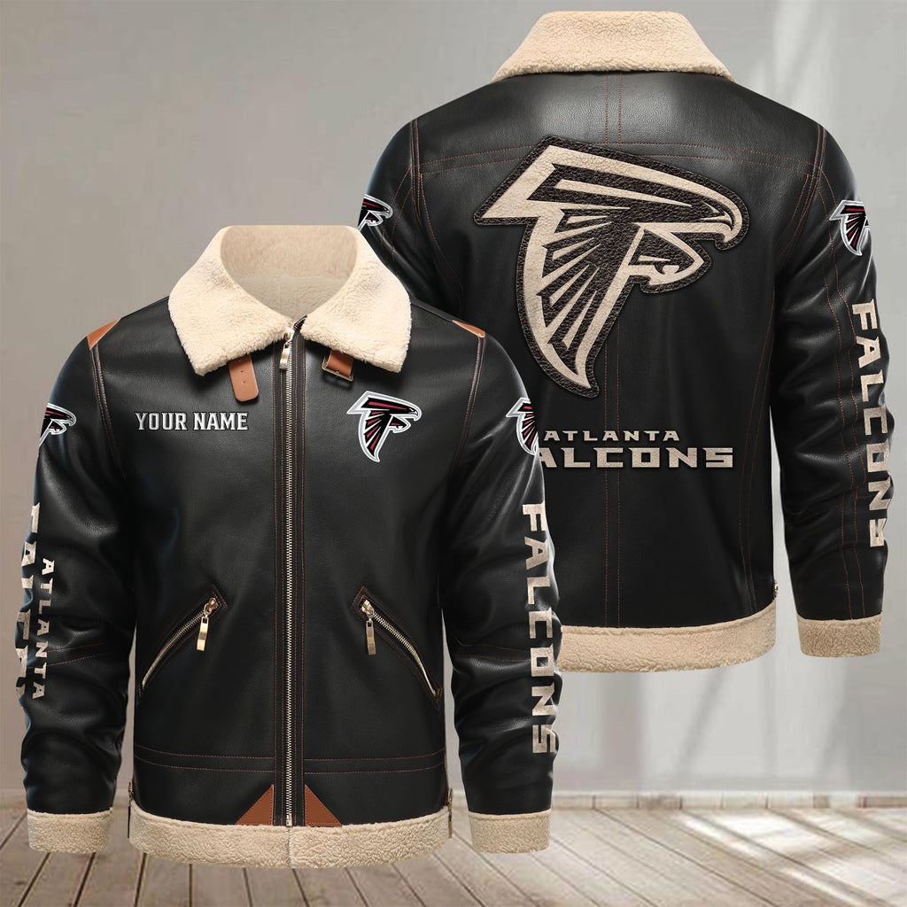 Atlanta Falcons VITPL072 Leather Jacket – Premium & Ultra-Thick Leather Jacket
