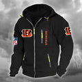 Cincinnati Bengals DMCD0658 Hooded Cardigan Jacket