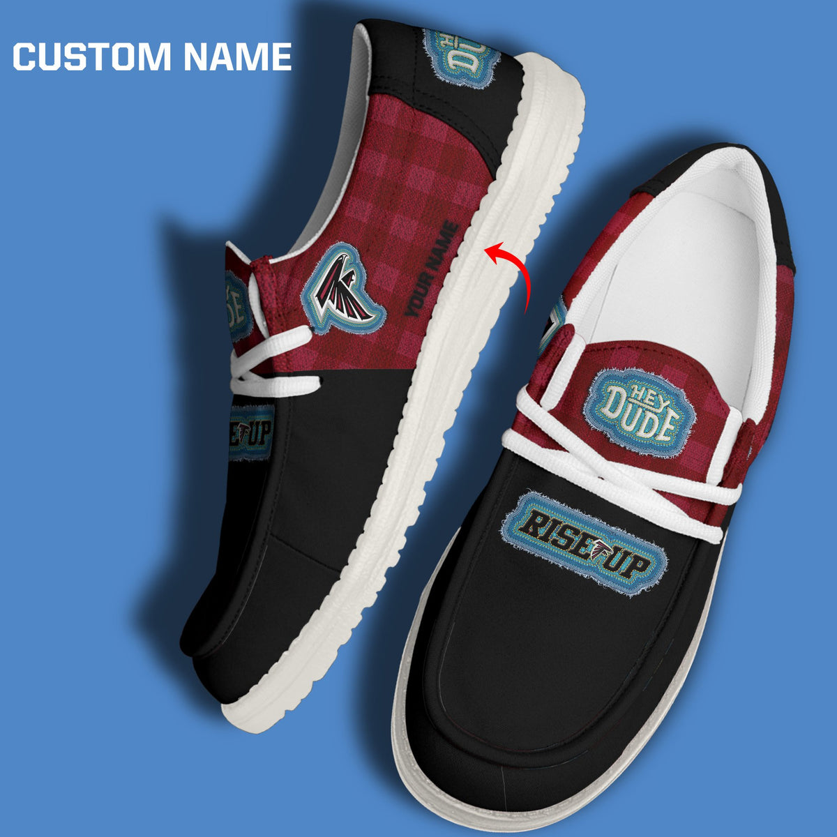 Atlanta Falcons DHS shoes-Custom name 10063933N