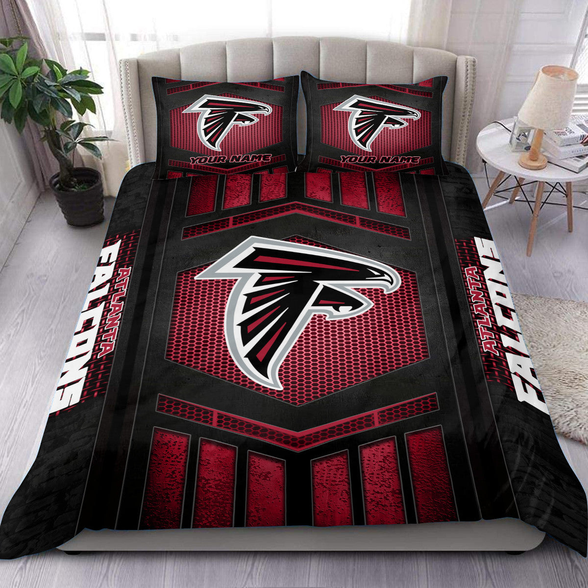 Atlanta Falcons Personalized Bedding Set Best Gift For Fan BGBED104
