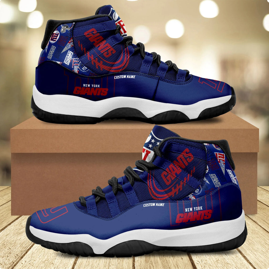 New York Giants Personalized AJD11 Sneakers BG207