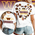 Washington Commanders | Premium NFL Heartbeat Fan Spirit 3D Shirt TD020