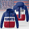 New York Giants | Premium NFL Strength Through Christ Windbreaker Jacket NTH1