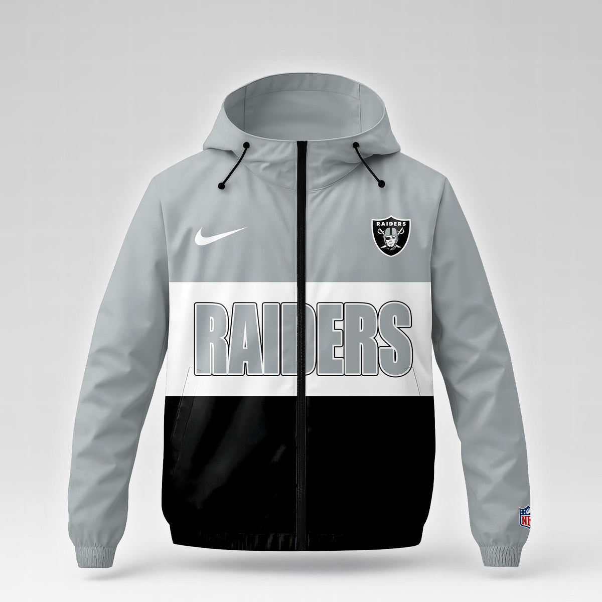 Las Vegas Raiders | Premium NFL Strength Through Christ Windbreaker Jacket NTH1