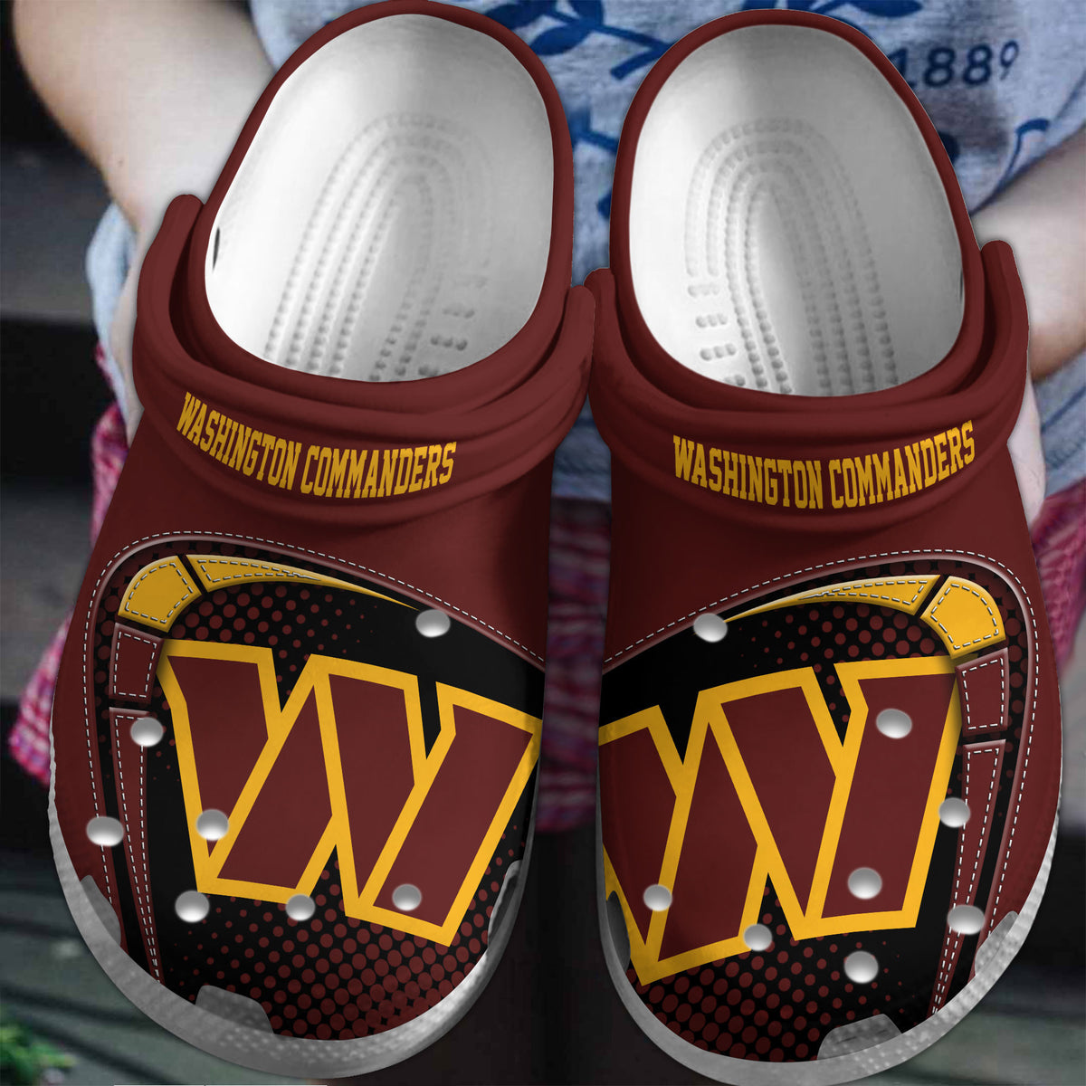 Washington Commanders | Premium NFL Crocs Shoes VAN3115