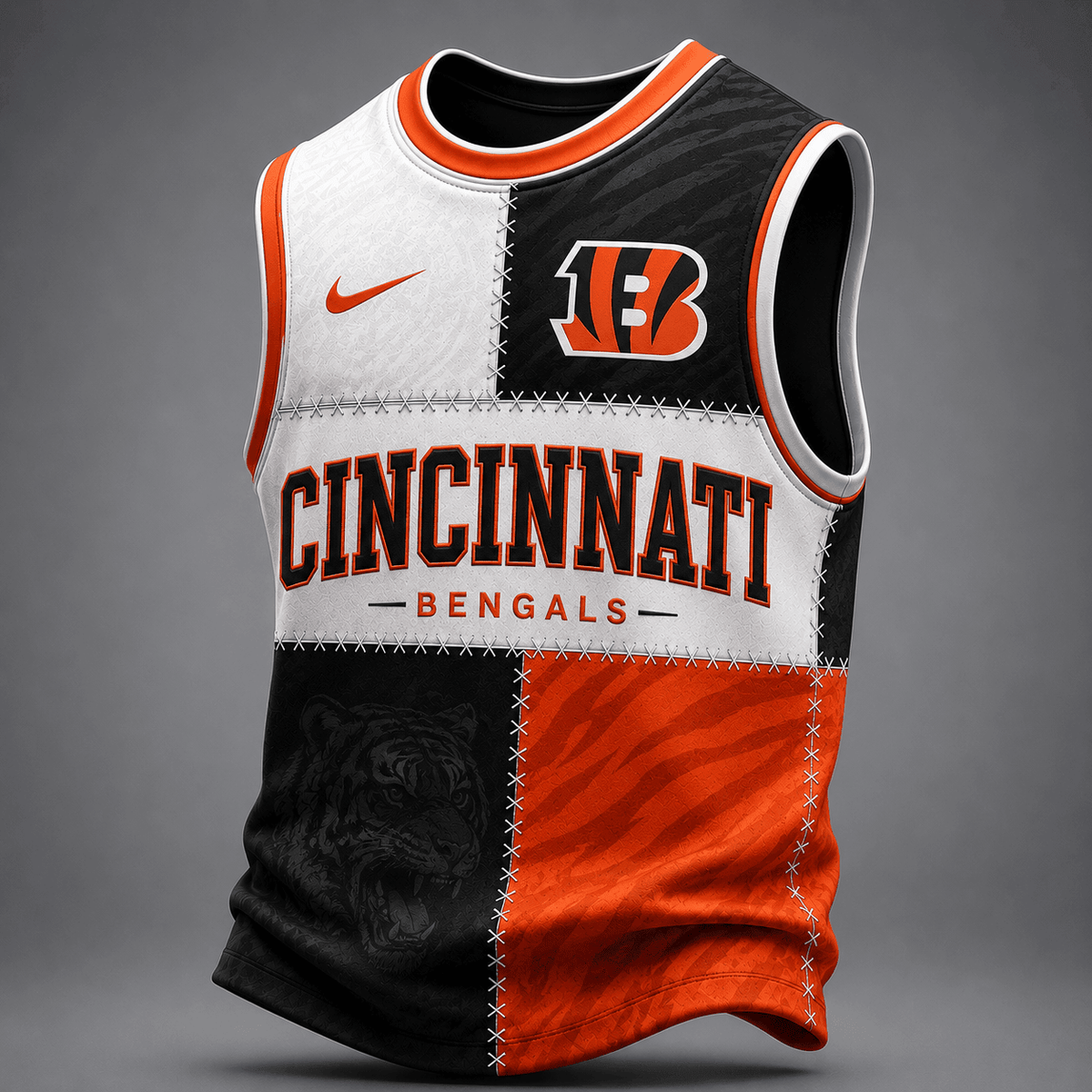 Cincinnati Bengals | Premium NFL Team Inspired Tank Top Jersey VA8306