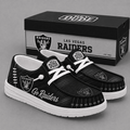 Las Vegas Raiders | Premium NFL Football Field Fan Loafer Shoes - VA33023